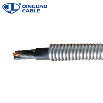 MC kabel wayar elektrik terkandas jenis perisai pengalir kabel tembaga penebat THHN / THWN aluminium perisai