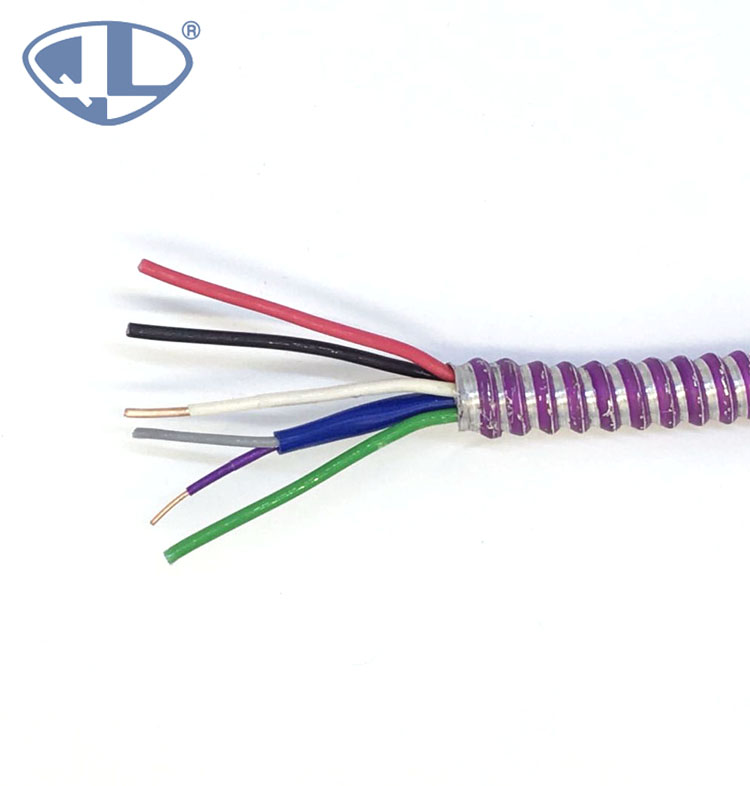 OEM Customized Armored Indoor Cable -
 MC cable electrical wire stranded types of armored cable Copper/Aluminum conductors THHN/XLPE insulation Al armored – Cable