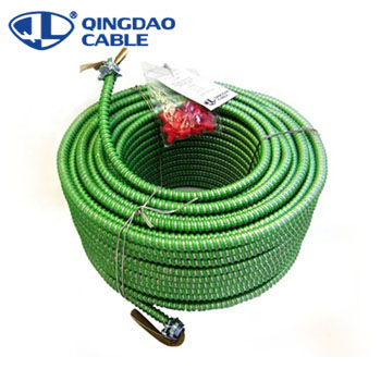 MC Cable-Falemai Fale Tausiga (HCF) apamemea / Cu THHN Insulated Conductors Green Insulated avetaavale Eleele