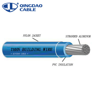 Tipo THHN / THWN-2 / T90 fio eléctrico cadeia condutor de alumínio calor / luz / humidade fio construção resistente