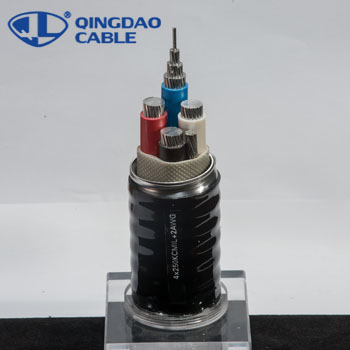 MC kabel Aluminium / Al diriginten XLPE / XLP isolaasje / ysolearre Al pânsere for macht / lighting / control / sinjaal circuits AWG / kcmil